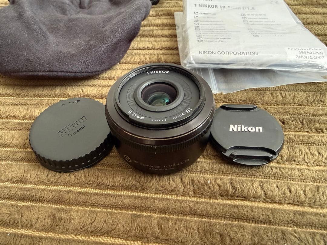 Nikon NIKKOR 18.5mm f/1.8 レンズ