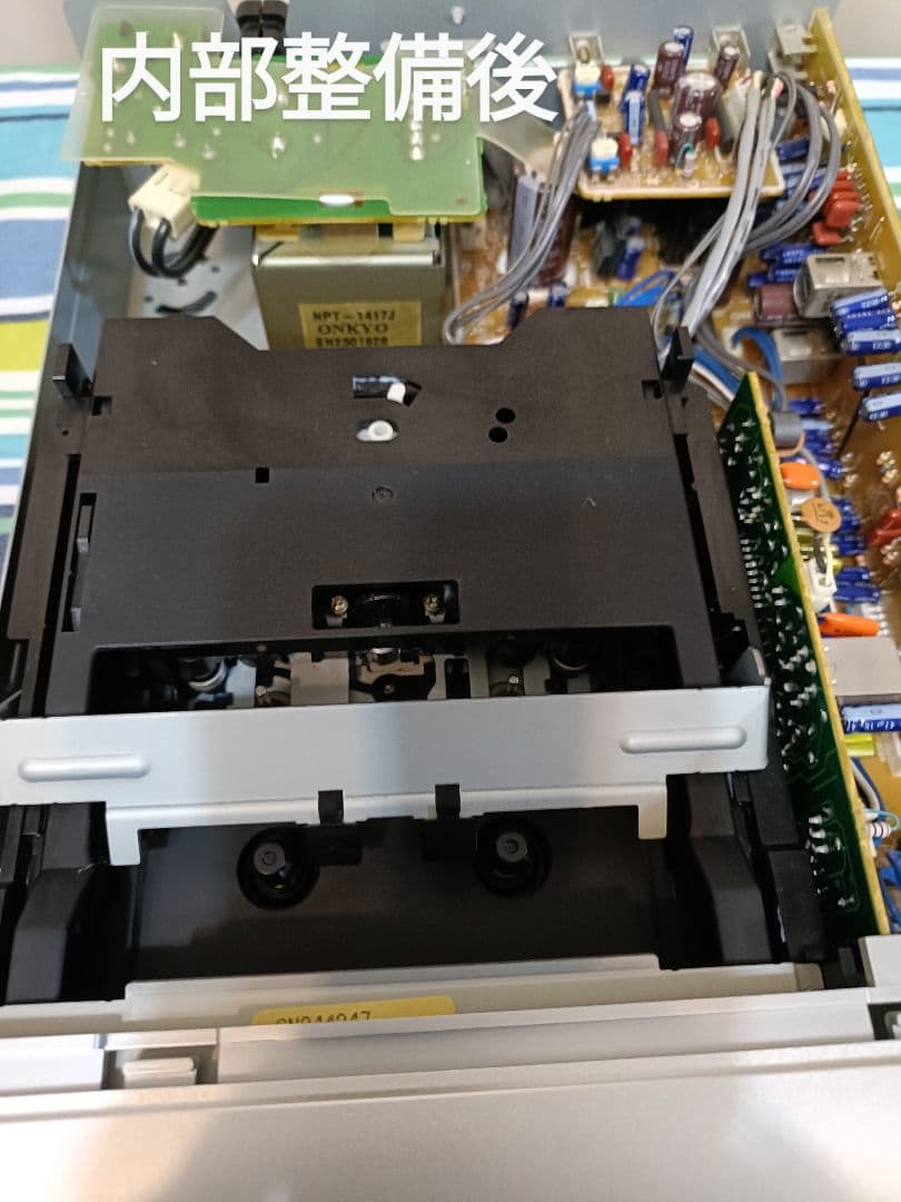 ONKYO K-SX7 カセットデッキ 整備済 完動品 各ケーブル テープ付