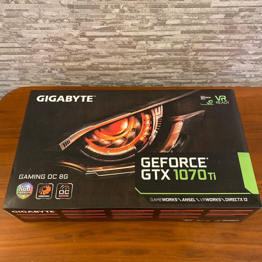 【美品】GPU GIGABYTEGEFORCEGTX1070 Ti 8GB 40596