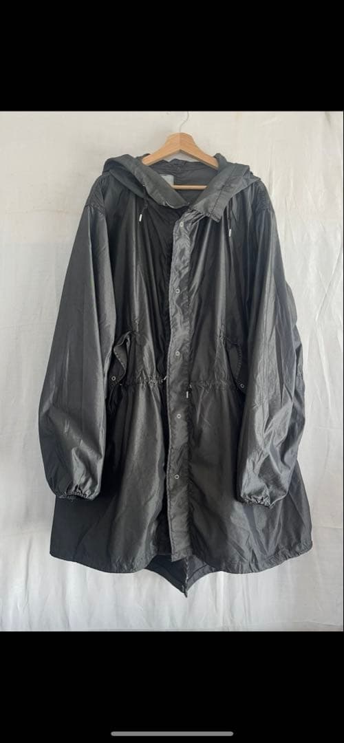 US ARMY スノーパーカー　スノーカモ　後染めブラック　黒染め　アメリカ軍 U.S. ARMY SNOW CAMO PARKA REMAKE（BLACK）