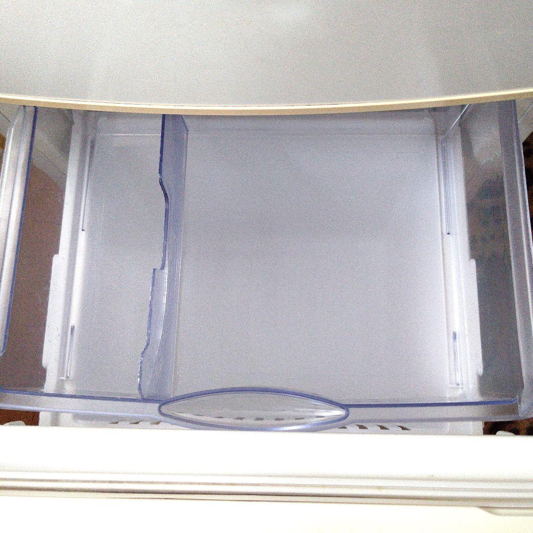 ナショナル☆2ドア冷凍冷蔵庫☆レトロ☆ホワイト&ブルー2005年製☆稼働