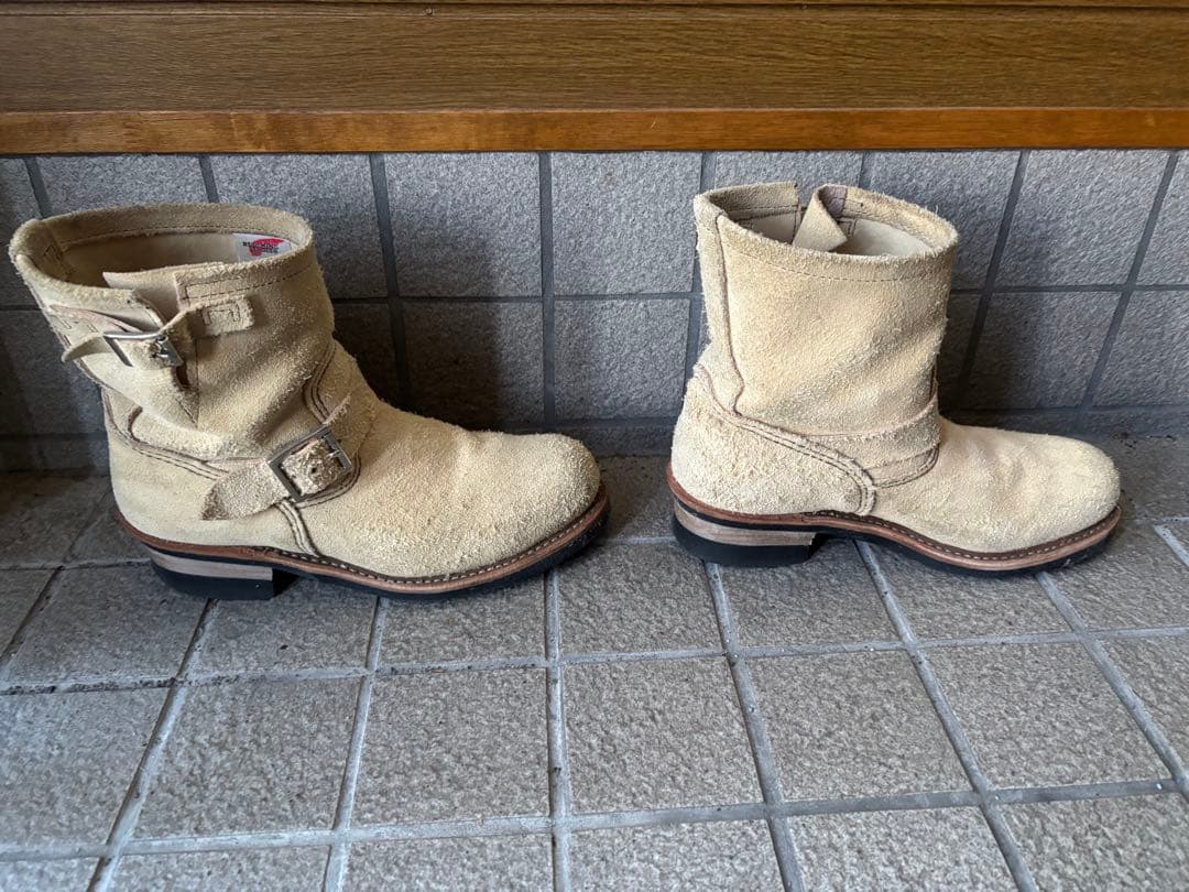 8D】廃盤レッドウィング 2965 ショート スエードエンジニアブーツ