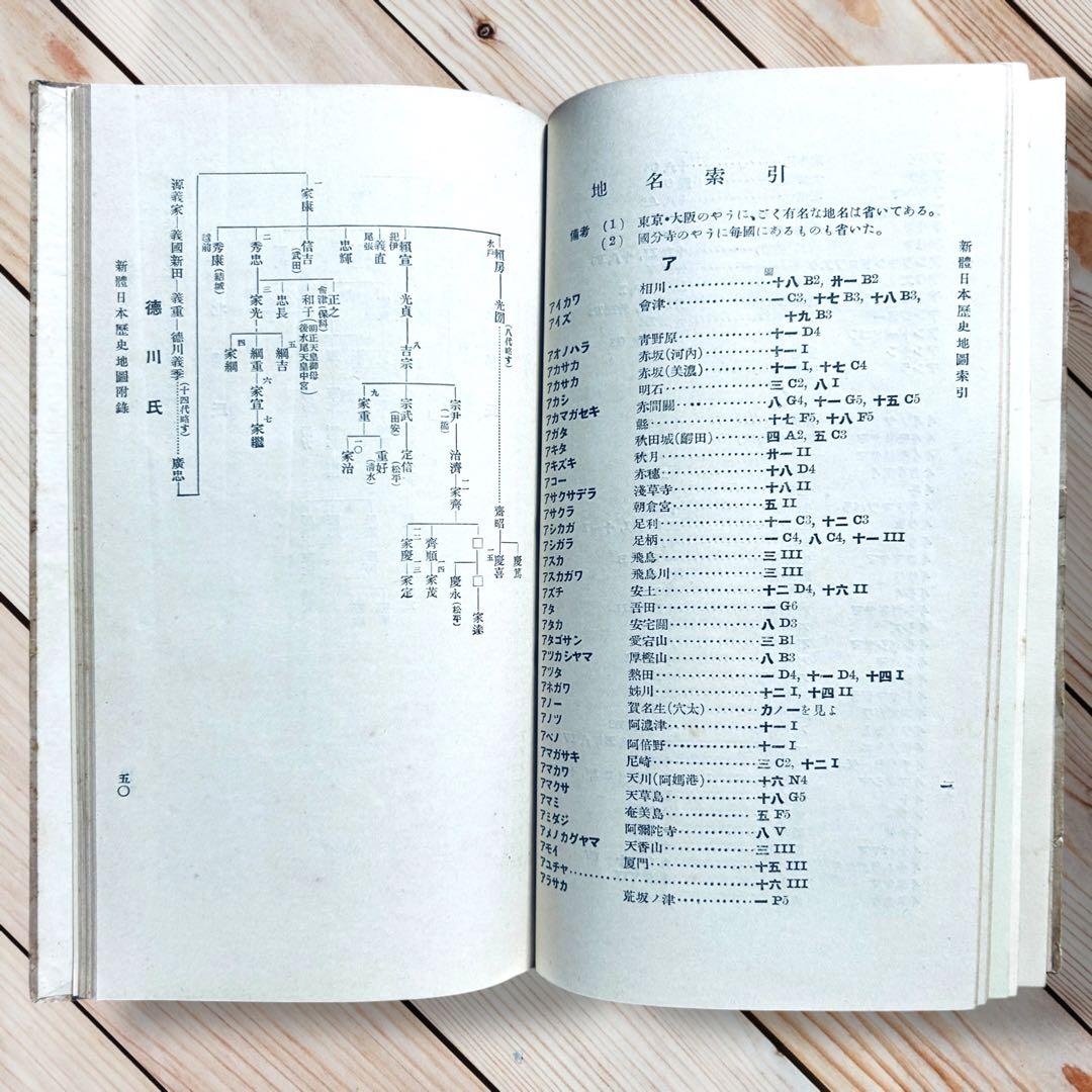 昭和4年版新體日本歴史地図富山房古代〜戦前戦地・戦役・戦場・旧地名