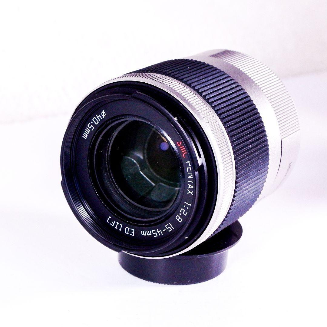 完動美品 PENTAX Q7 シルバー ダブルズームセット 元箱バッテリー充電