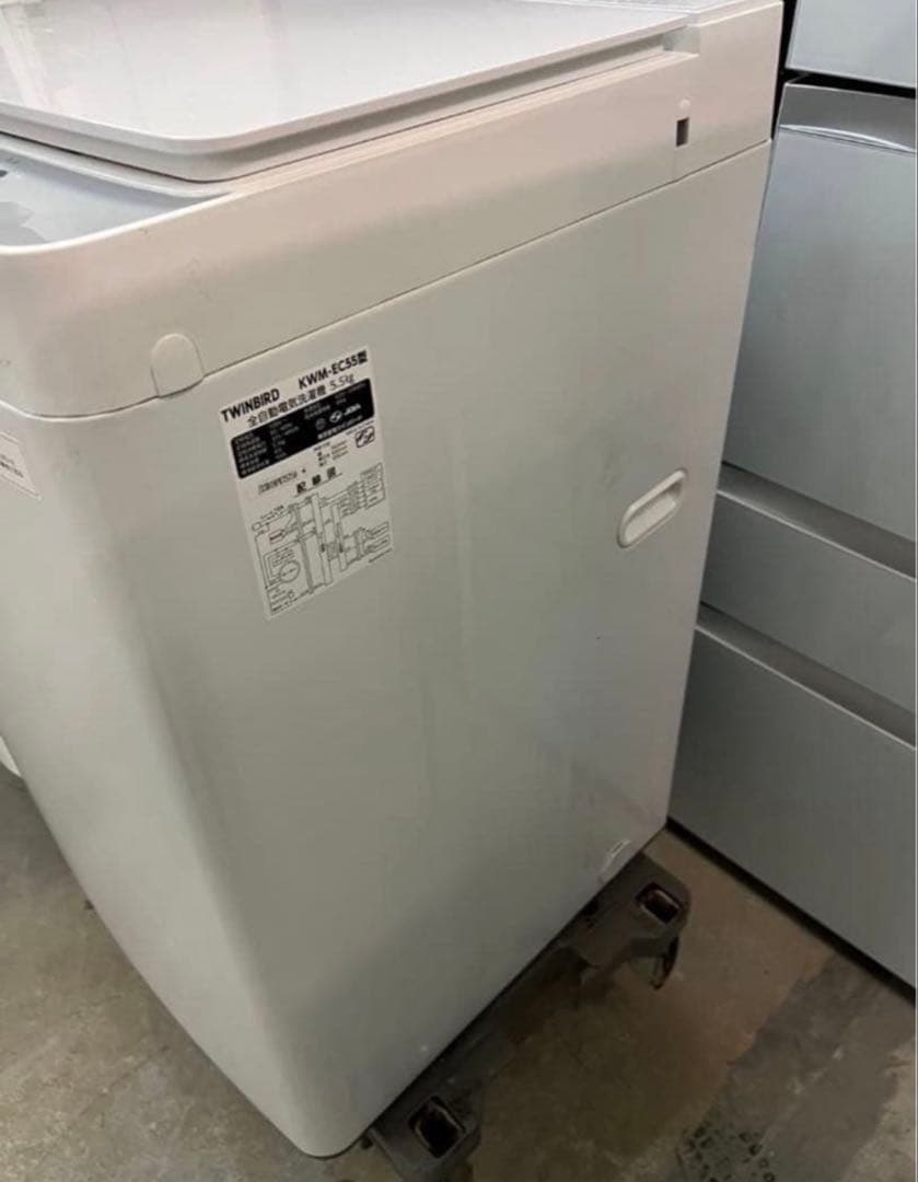 【高年式】2023年式 5.5kg TWINBIRD 洗濯機 KWM-EC55