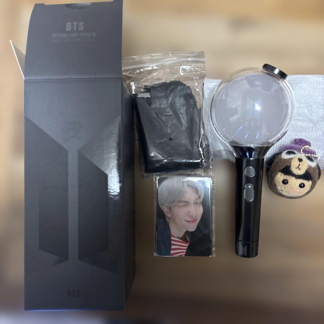 BTS ペンライト アミボム 写真カード付き グクおまけ付き - メルカリ