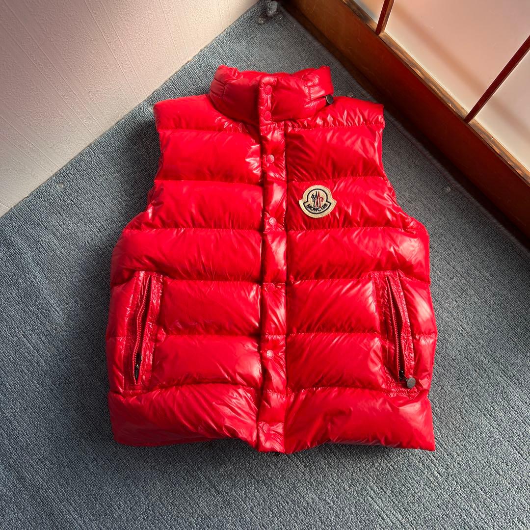 希少】 モンクレール ダウンベスト TIBET チベット デカワッペン L