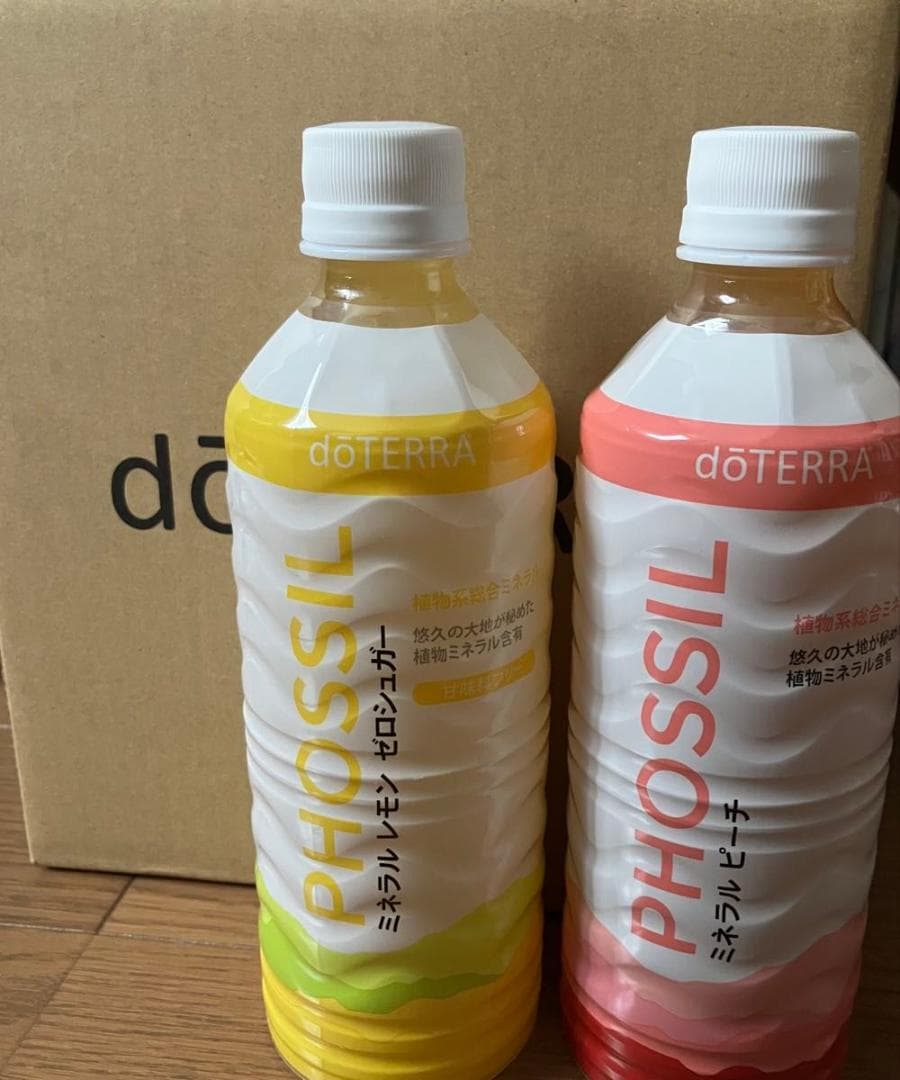 keiさん専用　ドテラ ミネラル ピーチ レモンゼロシュガー セット doTERRA（ドテラ） PHOSSIL ミネラルレモンゼロシュガー 550ml 賞味