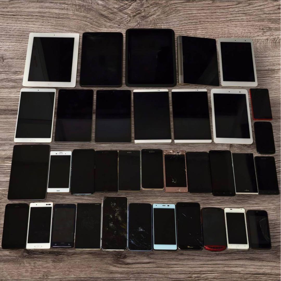 スマホ・タブレット 35台まとめ売り ジャンク品 ジャンク) タブレット端末 4台まとめ - メルカリ