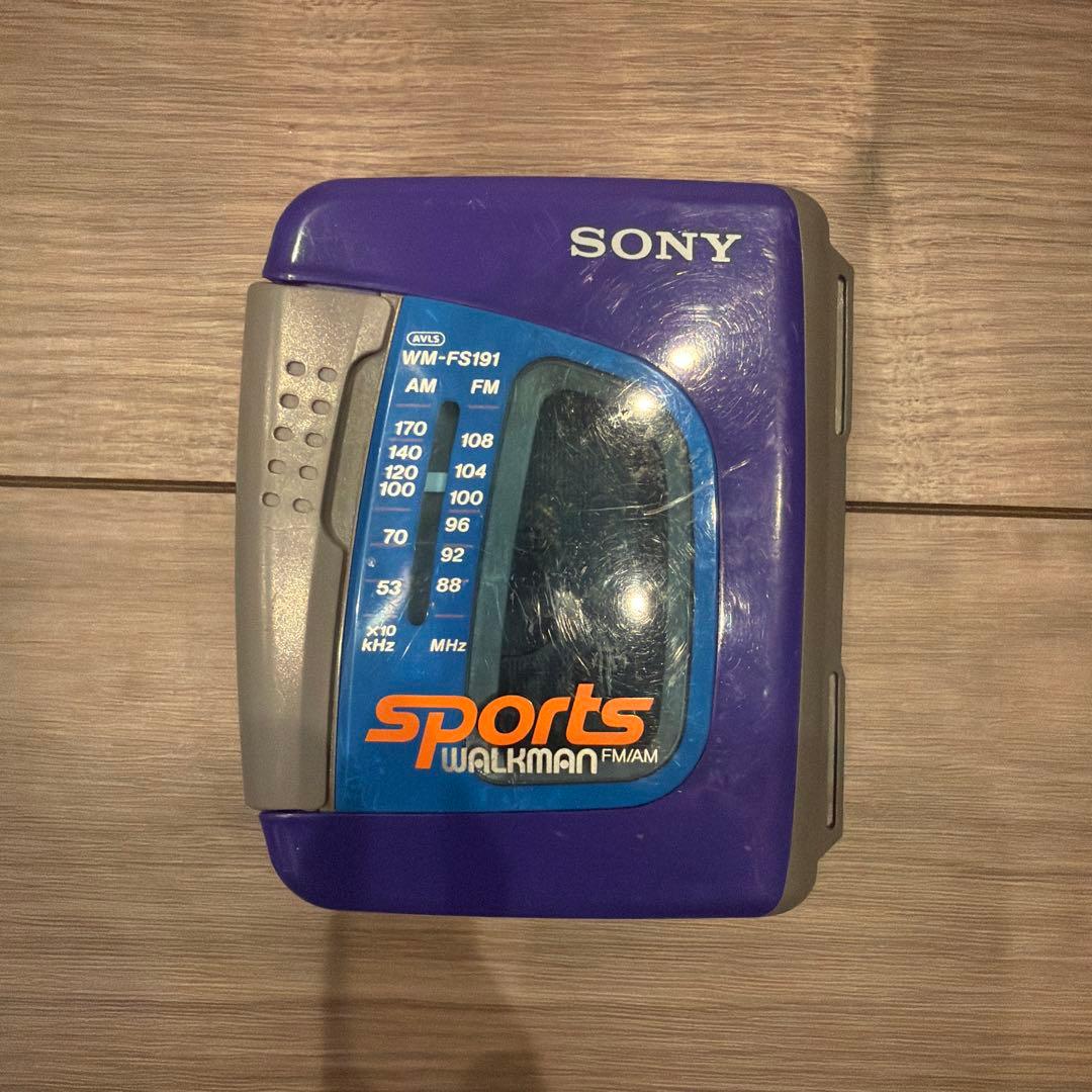 ジャンク品 Sony WM-FS191 Sports Walkman Vintage Sony Sports Walkman WM FS191 Cassette Player - Etsy Canada