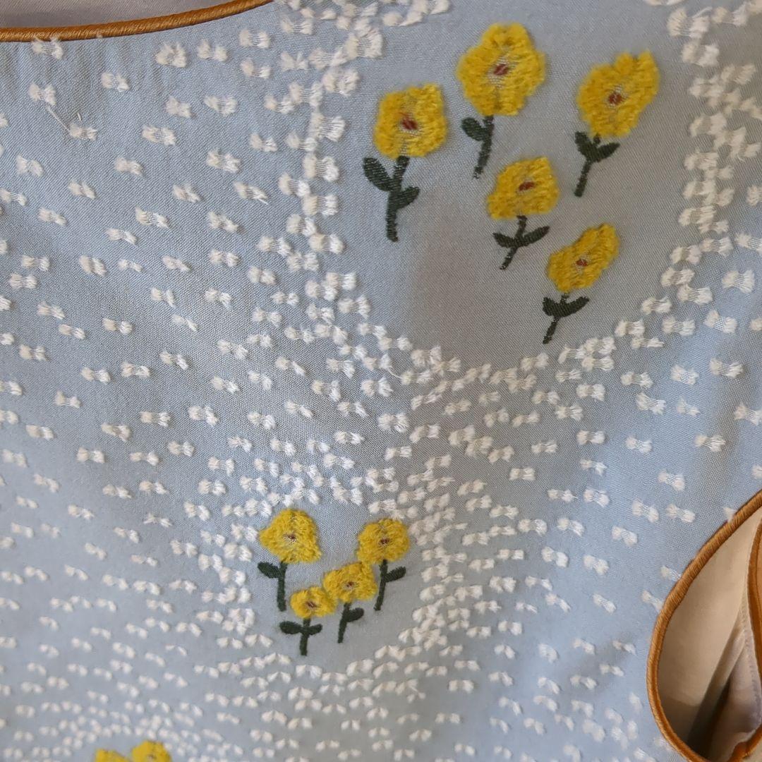 再値下げ。人気 ミナペルホネンワンピースBallade40 - メルカリ