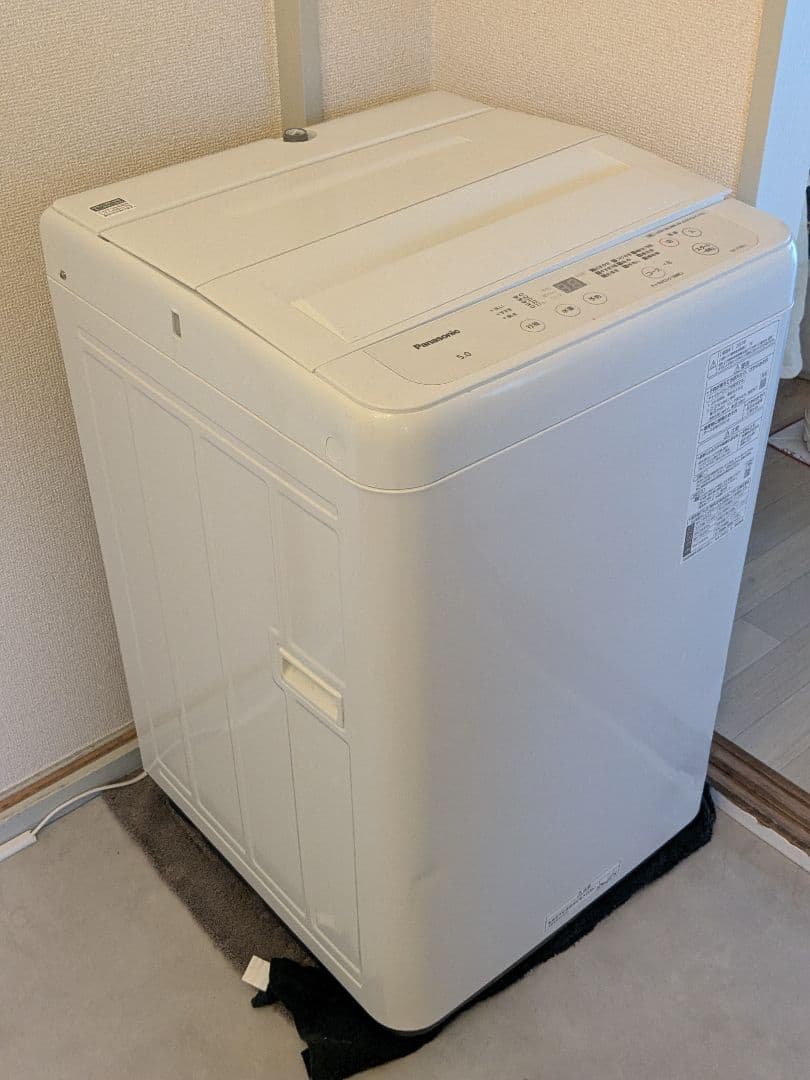 2023年製Panasonic 縦型洗濯機 5.0kg 本体