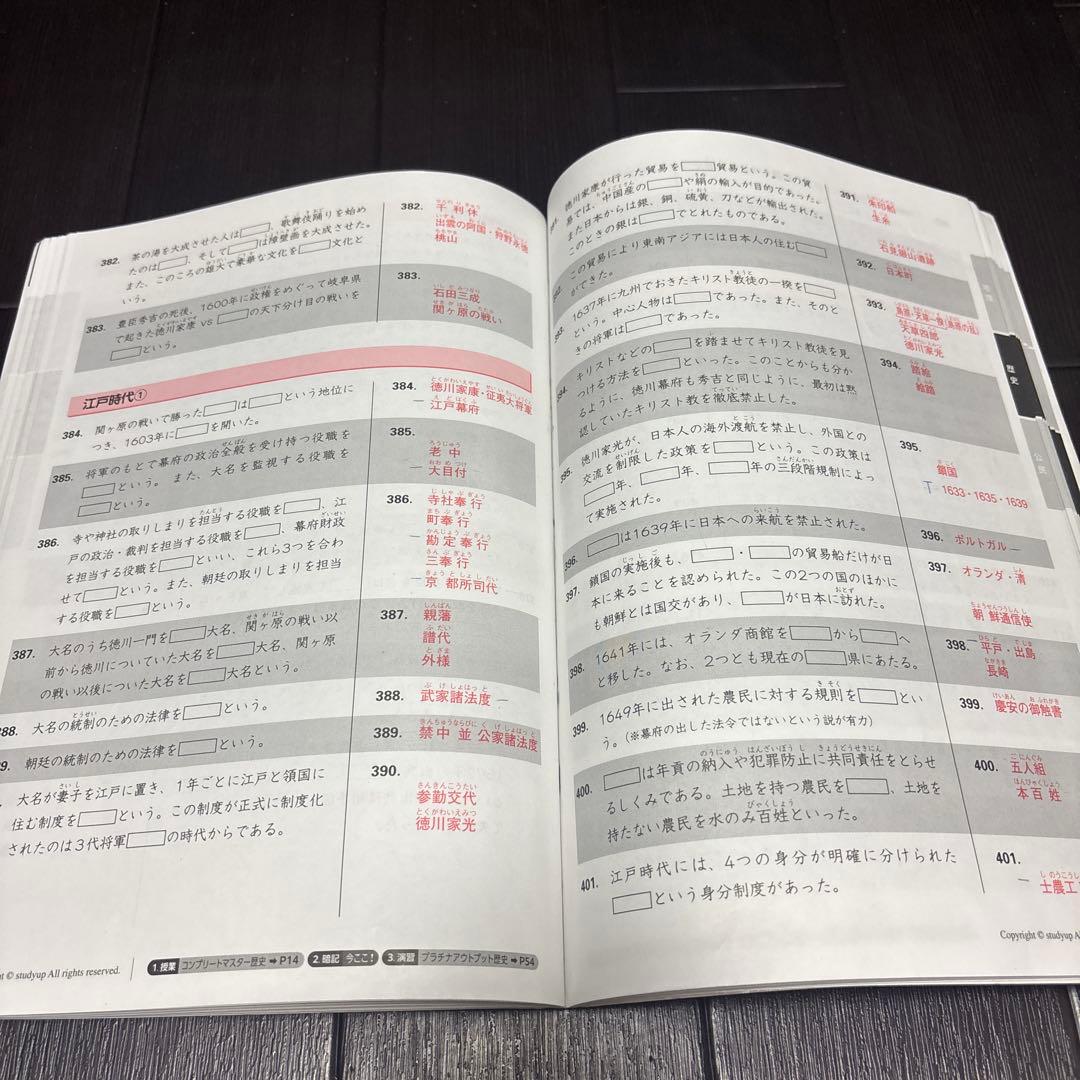 スタディアップ 777問の一問一答テキスト プラチナインプット - メルカリ