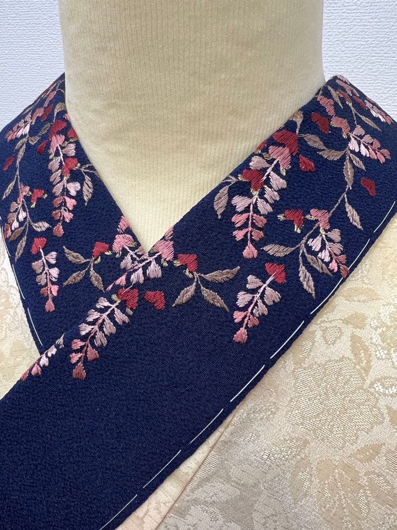 振り袖 フルセット 別誂長襦袢 結婚式 金彩加工 刺繍入り 桜 坂東八十