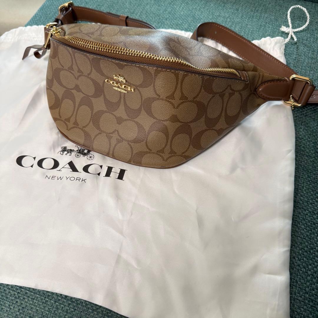 即購入不可【専用】COACH ウエスト ボディバッグ ブラウン保存袋付き coach コーチ ウエストポーチ ウエストバック ボディバッグ - メルカリ