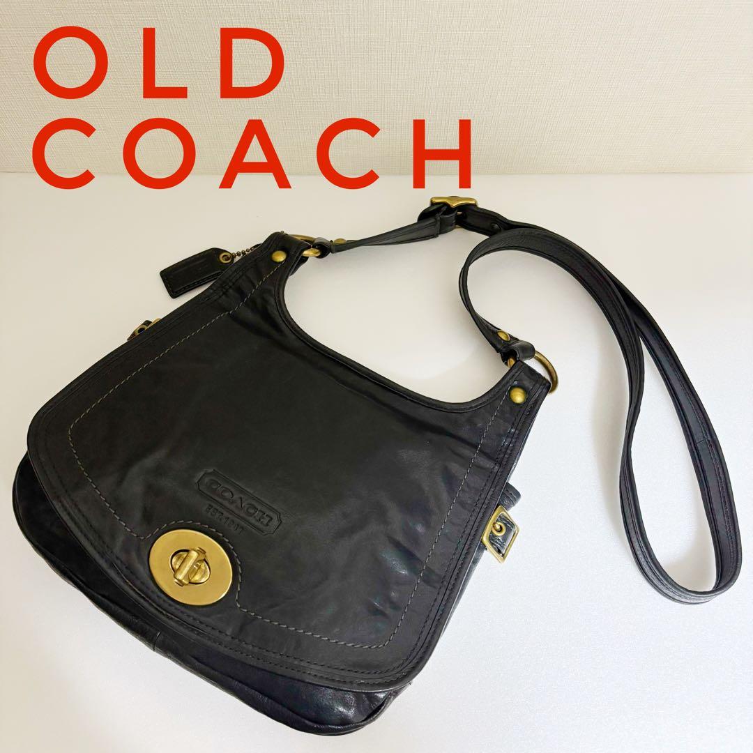 COACH オールド コーチ 黒 ショルダーバッグ 肩掛け COACH（コーチ） オールドコーチ ヴィンテージ USA製 4161 ショルダー