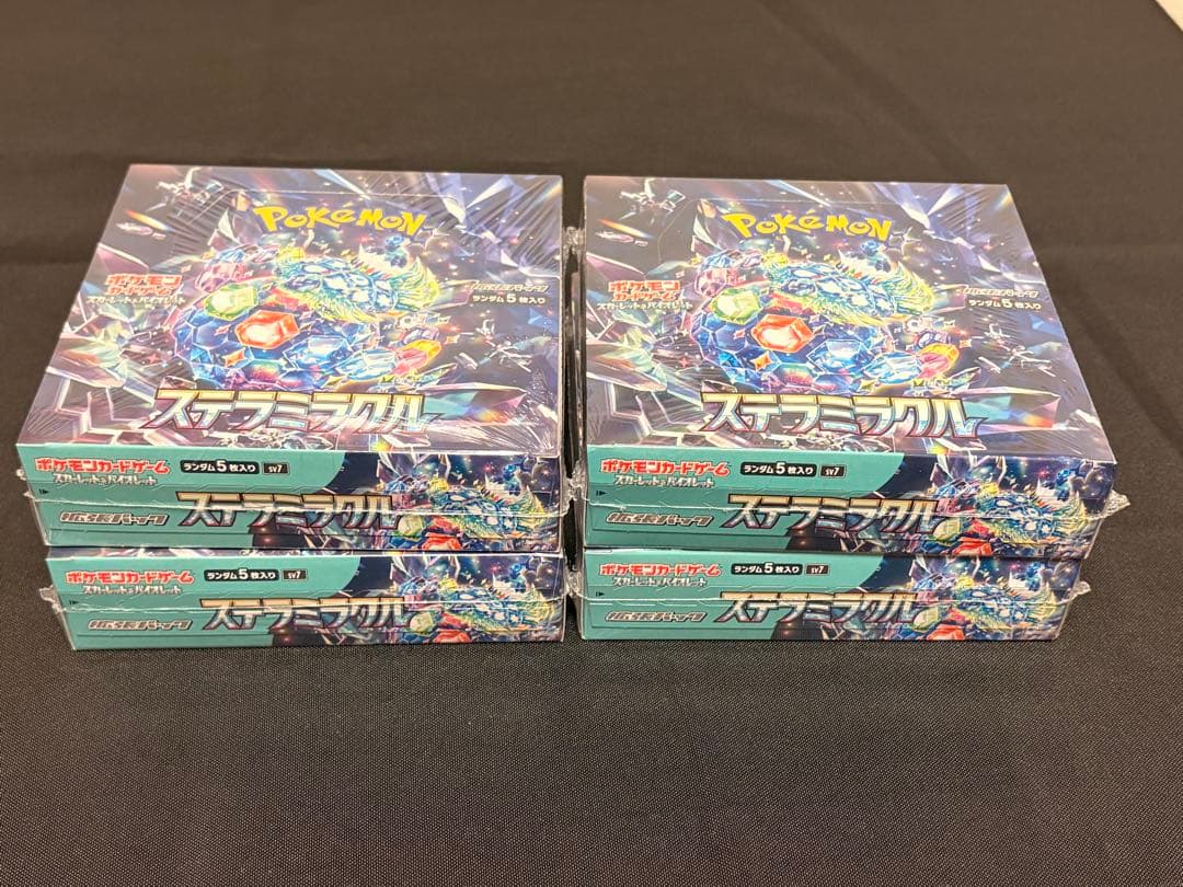 ポケモンカード ステラミラクル4BOX シュリンク付き - メルカリ