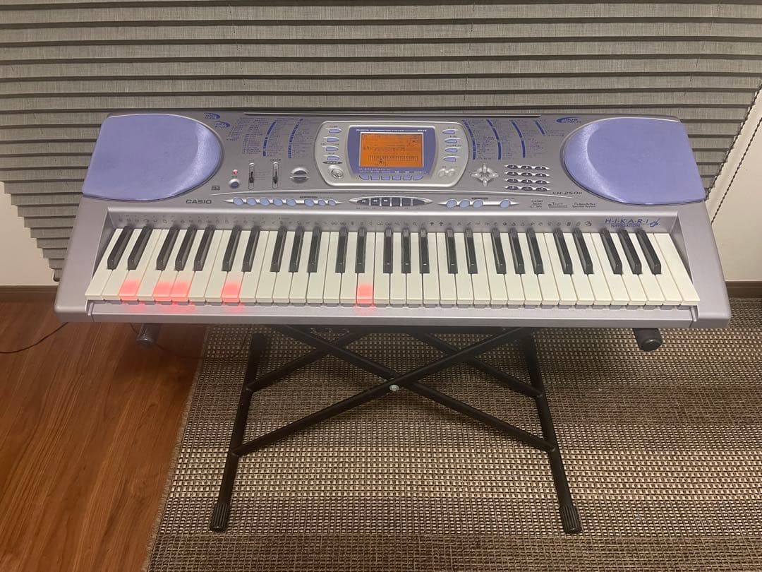 CASIO LK-250it 電子キーボード 電子ピアノ エレクトーン - メルカリ
