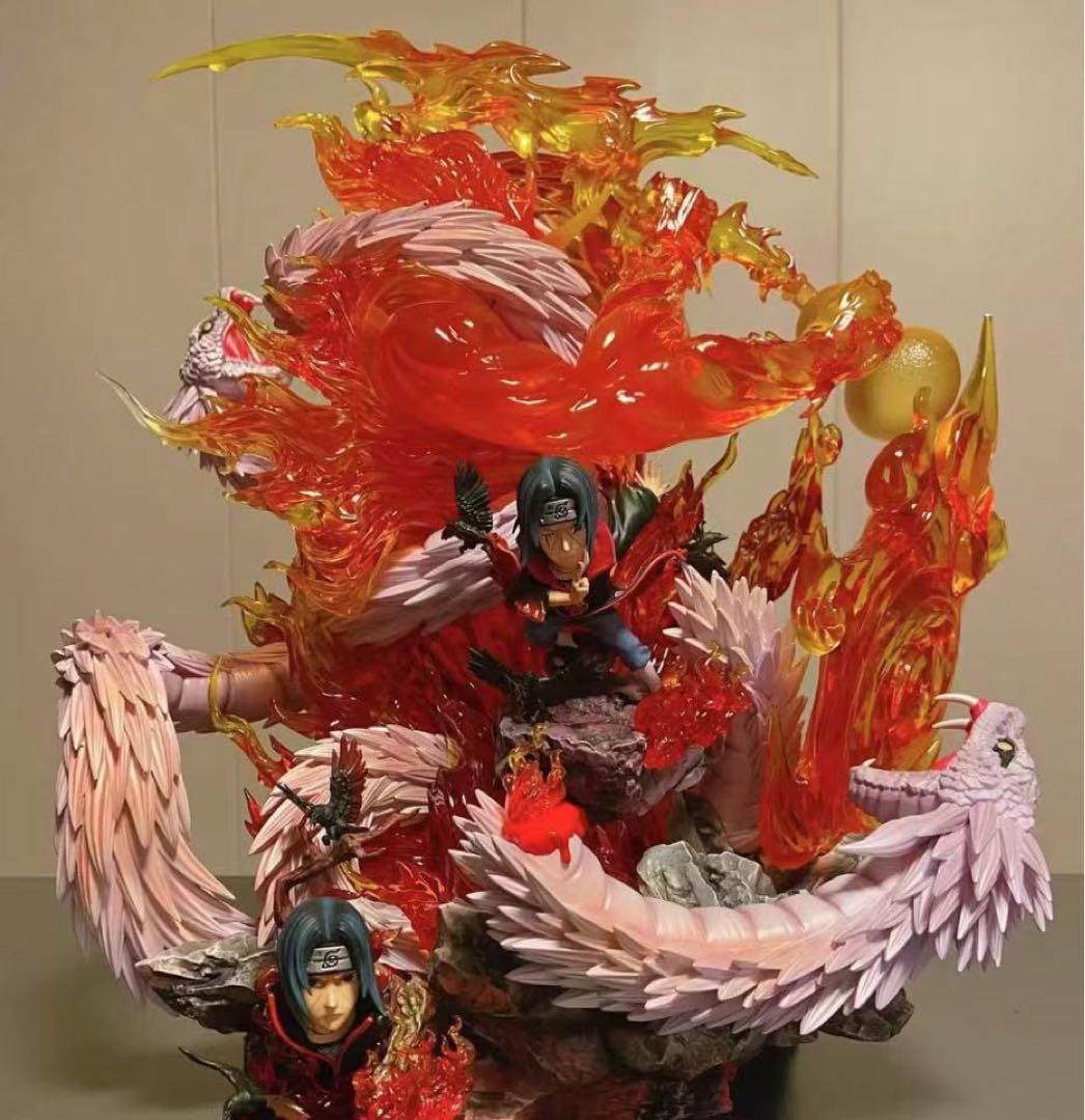 ナルト うちはイタチ ガレージキット ガレキ スタチュー③④ ナルト うちはイタチ 1/6 ガレージキット ガレキ スタチュー