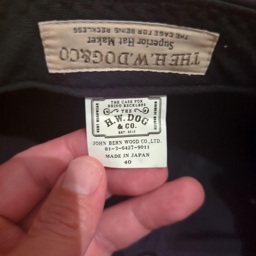 H.W.DOG & CO. NEWS PAPER CAP 日本製 40