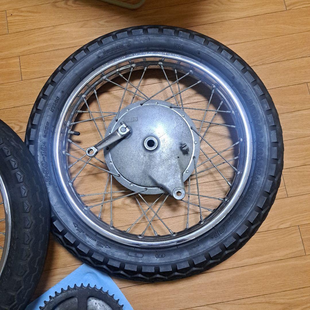 gs400スポークホイール ダブルディスク - メルカリ