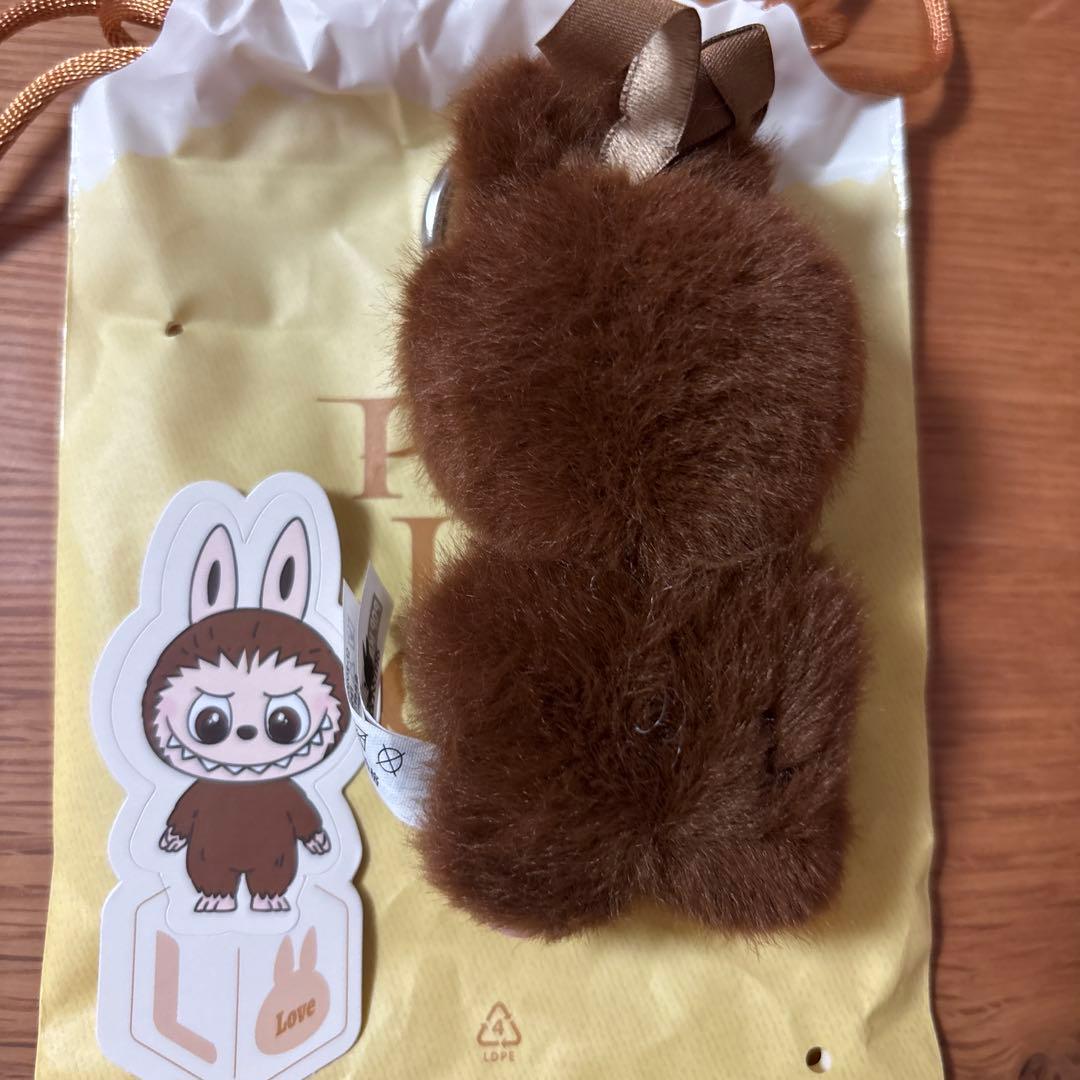 L】ラブブ PIN FOR LOVE シリーズぬいぐるみペンダント イニシャル