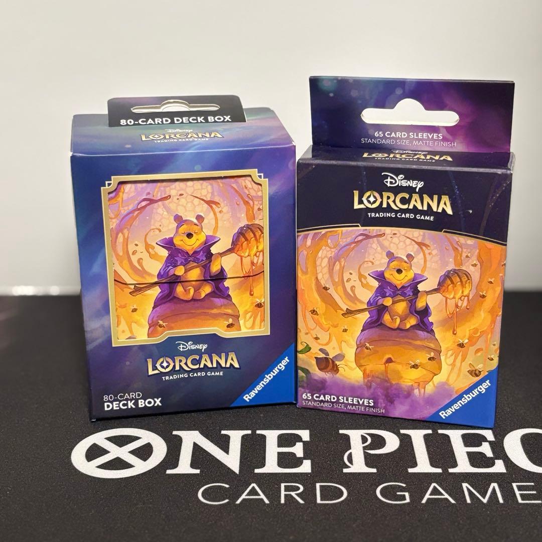 新品未開封】ロルカナ プーさん デッキケース&スリーブ2点セット