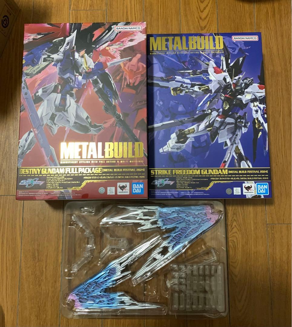L BUILD ストライクフリーダムガンダム デスティニーガンダム ガンダムSEED DESTINY」ストフリ＆デスティニーが彩色を一新して登場