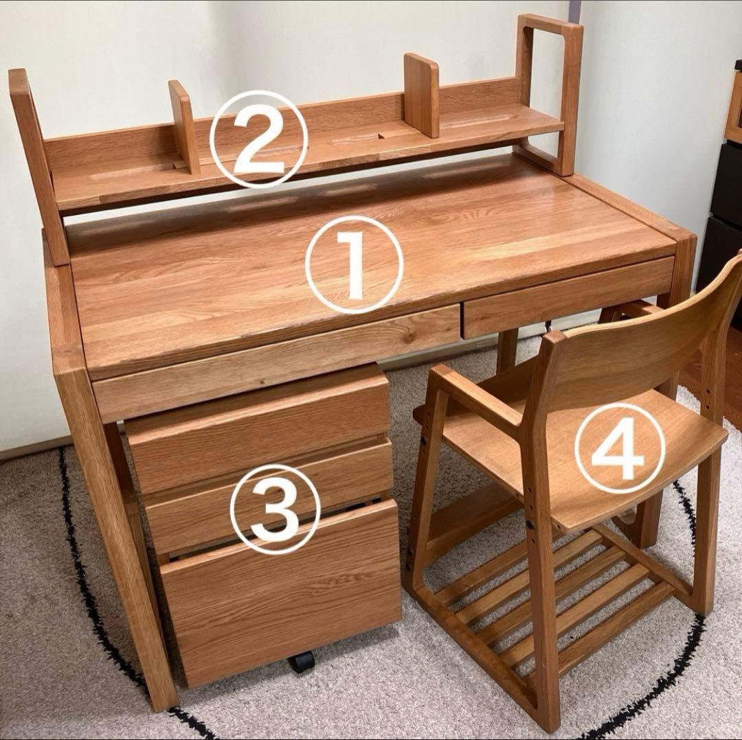 ③アクタス フォピッシュ 学習机 【チェストのみの出品】 ACTUS(アクタス)で取り扱われているFOPPISH(フォピッシュ)デスクセット