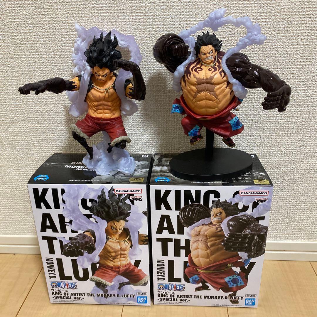 ワンピース ルフィ ギア4 バウンドマン スネイクマンフィギュア 2体