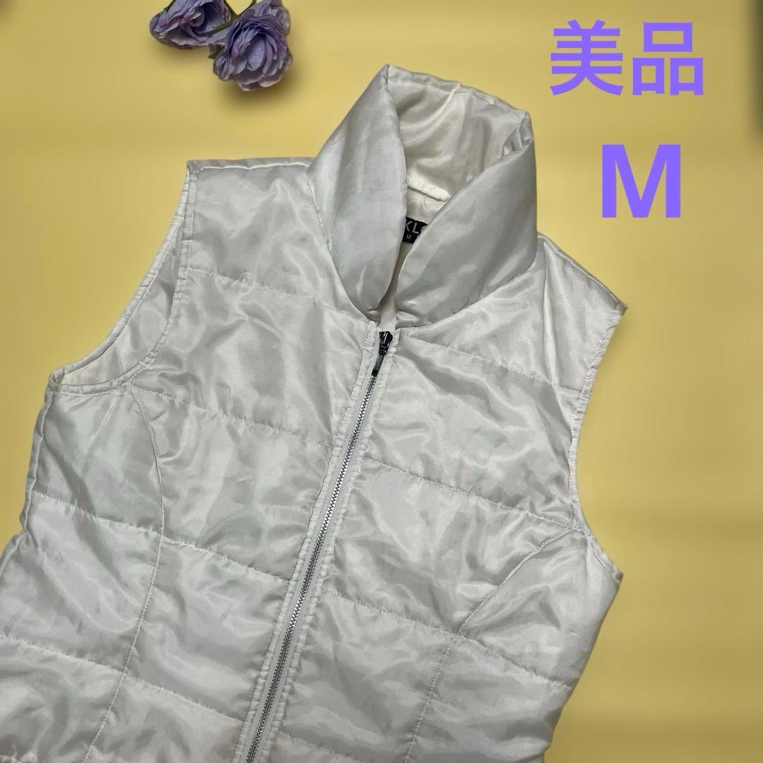 お買い得‼️】Mサイズ☆中綿ダウンベスト ホワイト - メルカリ