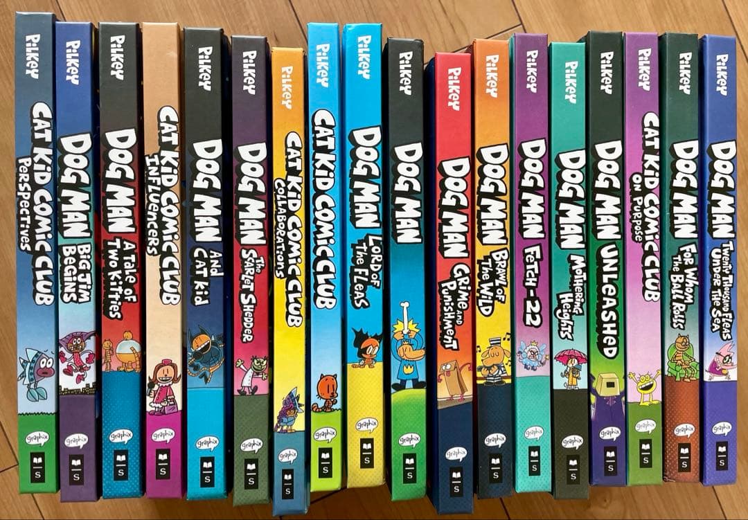 新品Dav Pilkey18冊DOGMANドッグマンキャットキッド洋書　漫画 Dav Pilkey DOGMANドッグマンキャットキッド洋書 18冊セット - メルカリ