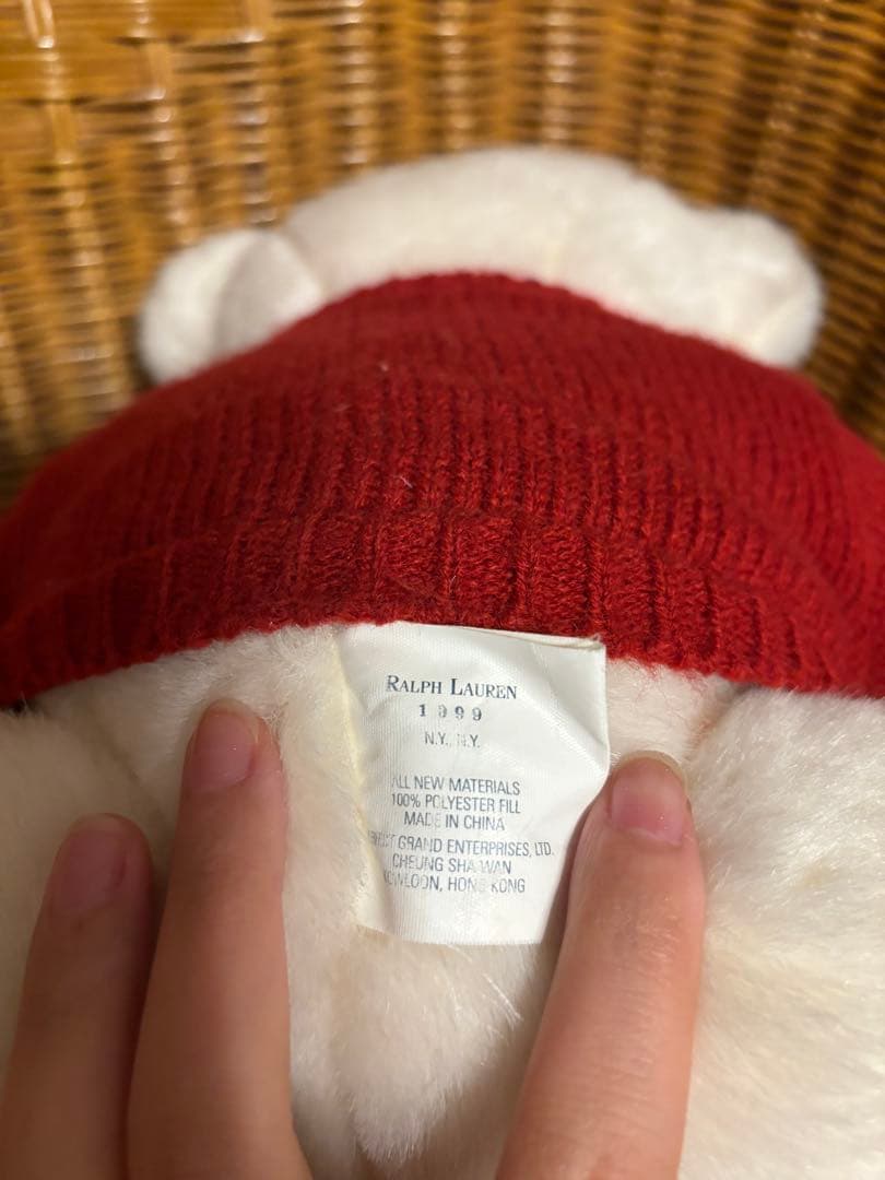 99s RALPH LAUREN POLO BEAR 雪の結晶 2000 テディ - メルカリ