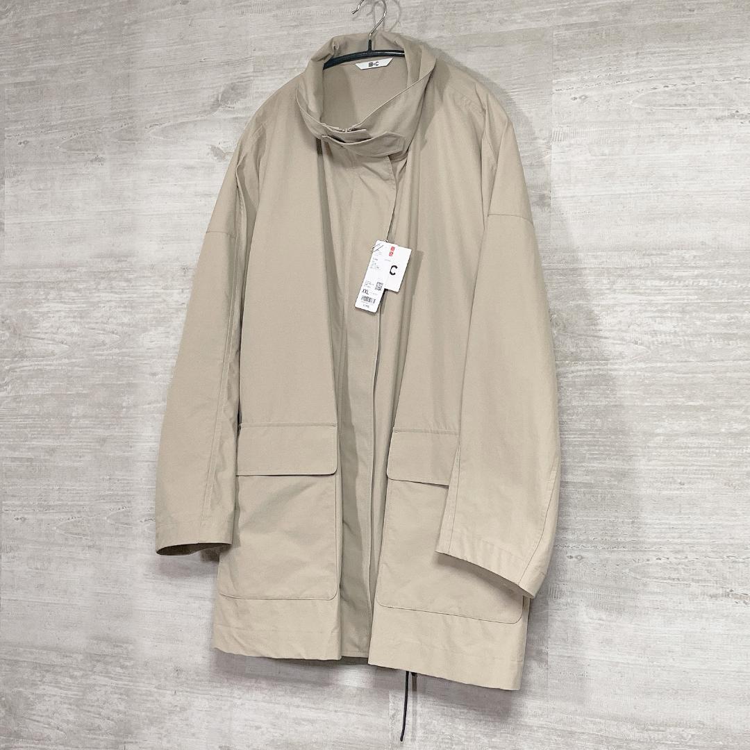 ユニクロC スタンドカラーオーバーサイズコート XXLサイズ 467190