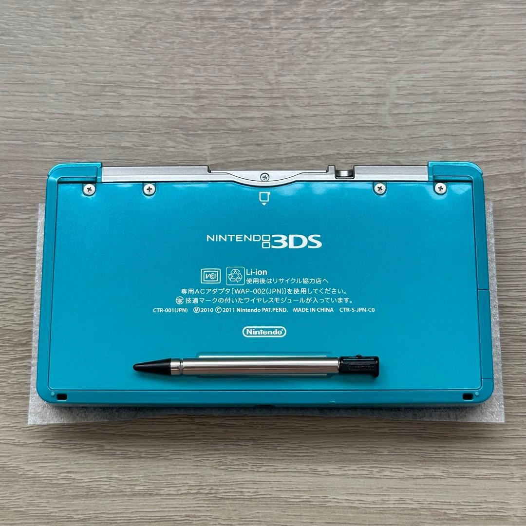 美品】ニンテンドー3DS アクアブルー - メルカリ