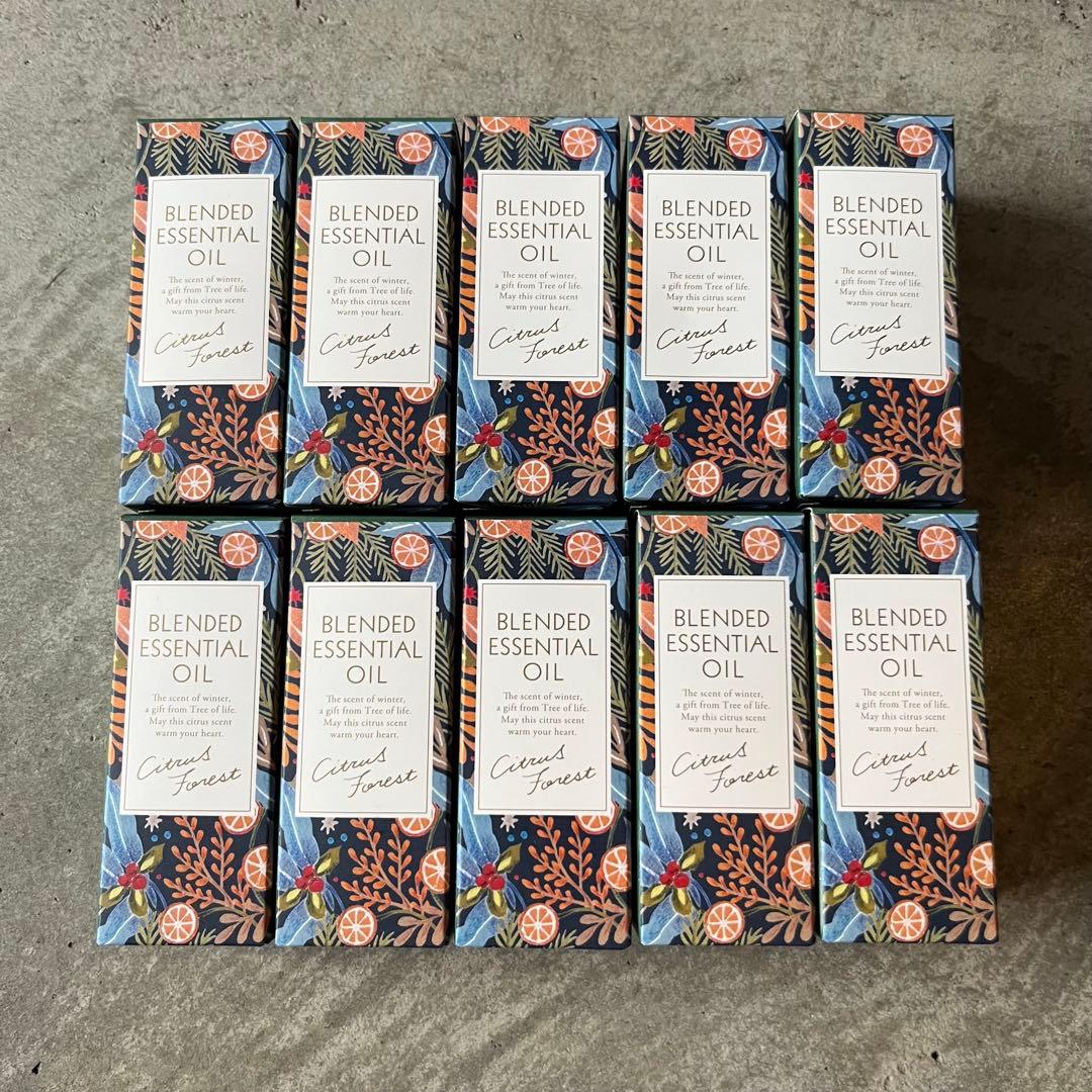 生活の木 ウィンターシトラス　ブレンドオイル シトラス＆フォレスト10ml10個 季節限定】ブレンド精油 シトラス＆フォレスト – 生活の木 オンライン