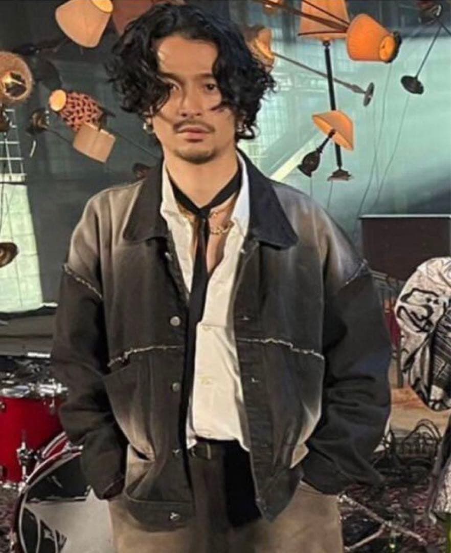 Chikashitsu＋ Glamour デニム ジャケット 常田大希 Gジャン - メルカリ