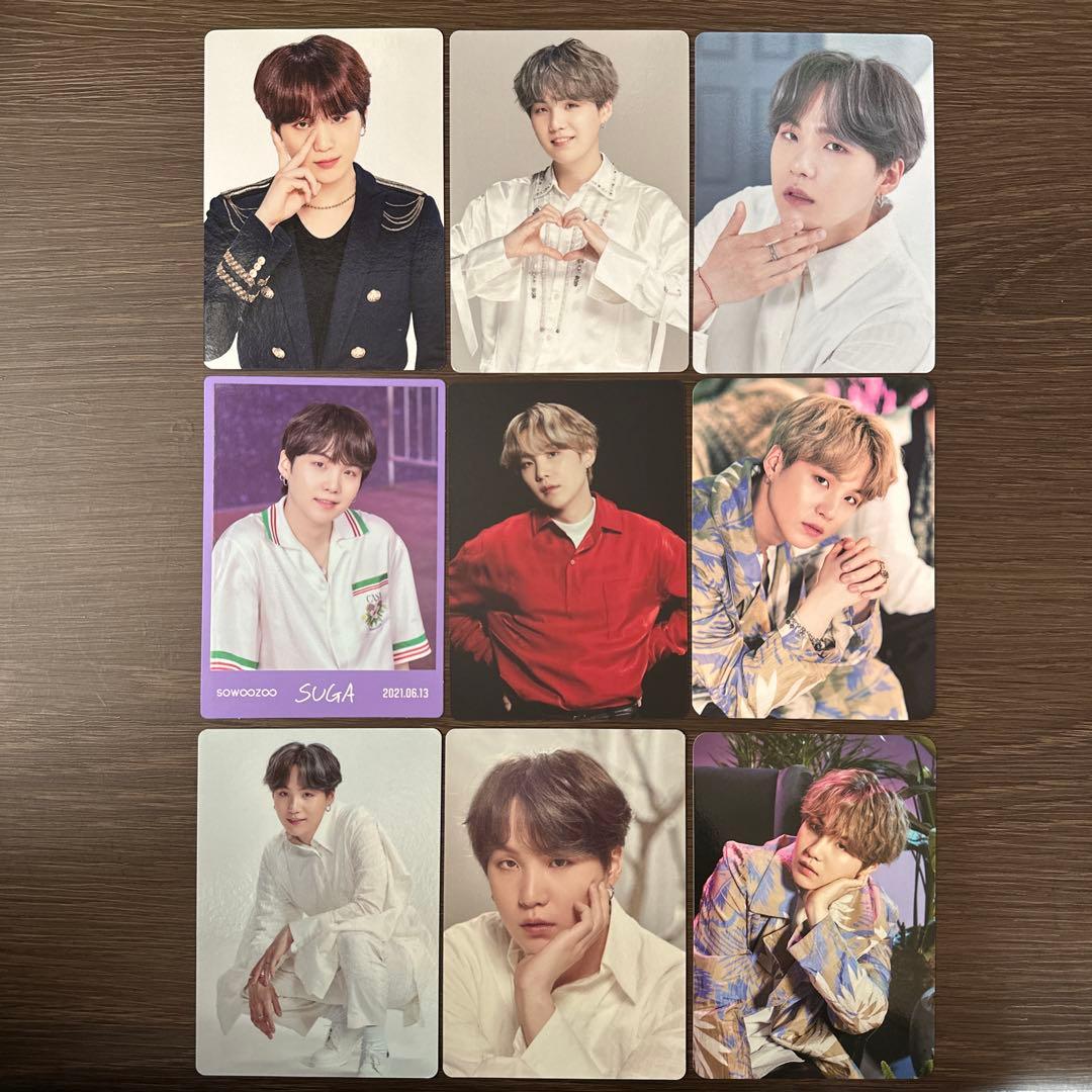 BTS ミニフォト カード SUGA ユンギ 公式 まとめ売り トレカ - メルカリ