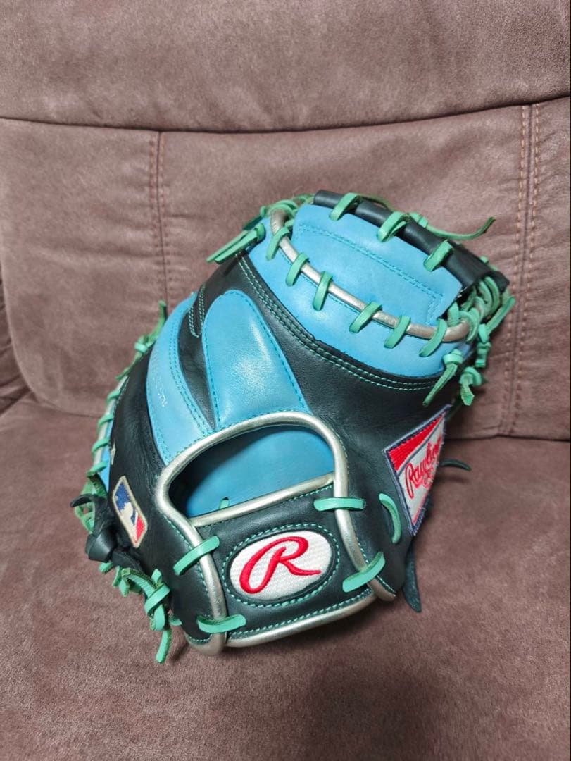 Rawlings 軟式グローブ 青/黒/緑 Rawlings（ローリングス） 送料無料 グローブ 大人用 一般用 軟式