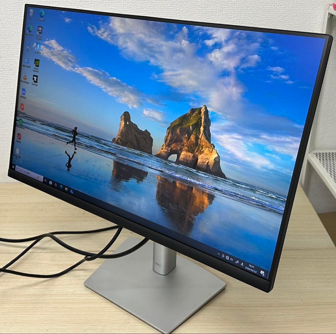 DELL P2422H液晶モニタ24インチフルHD縦置き可HDMI - メルカリ