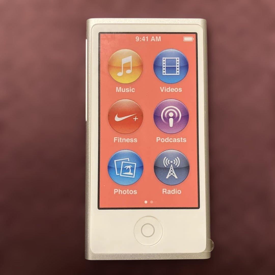 Apple iPod nano 第7世代 シルバー Refurbished Apple iPod Nano 7th Generation 16GB Silver & White