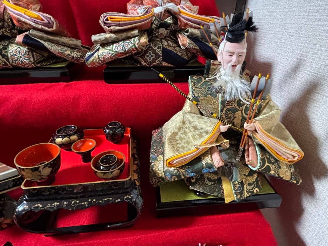 ① 〜⑥分割販売 伝統的な雛人形 7段飾り 秀月セット❣️説明をお読み