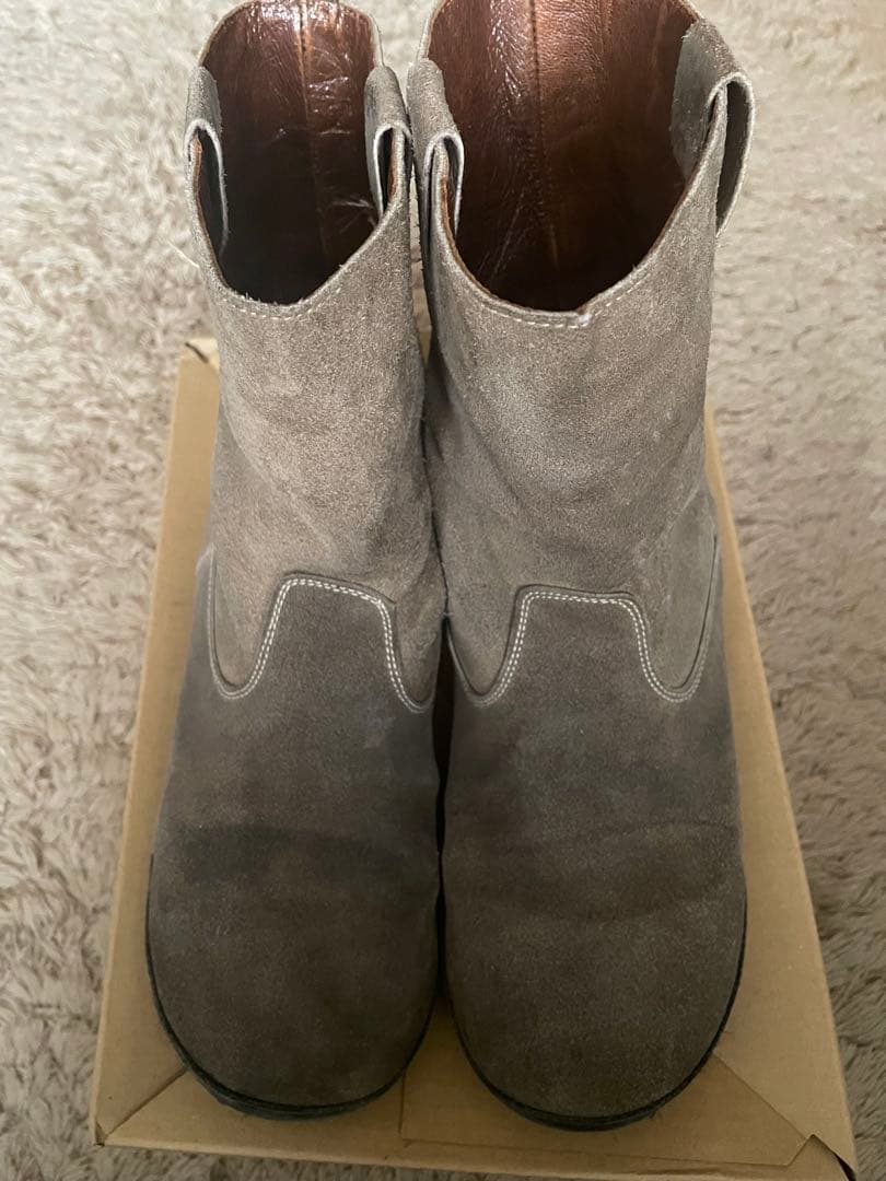 ナンバーナイン三浦着 gova スエードブーツ サイズ41 ベルギー製