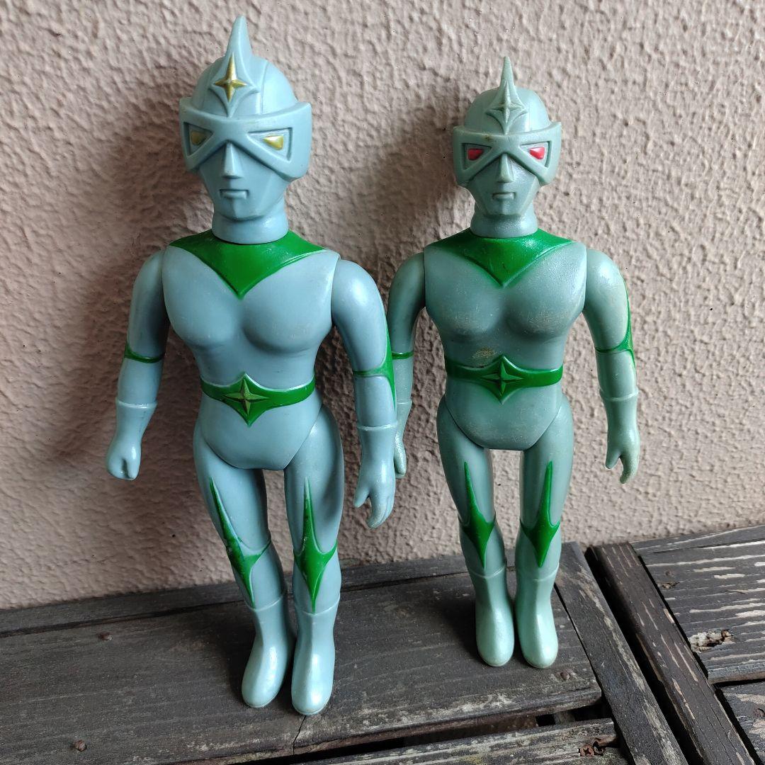 ミラーマン ソフビ 版権 無版権 当時物 2体セット - メルカリ