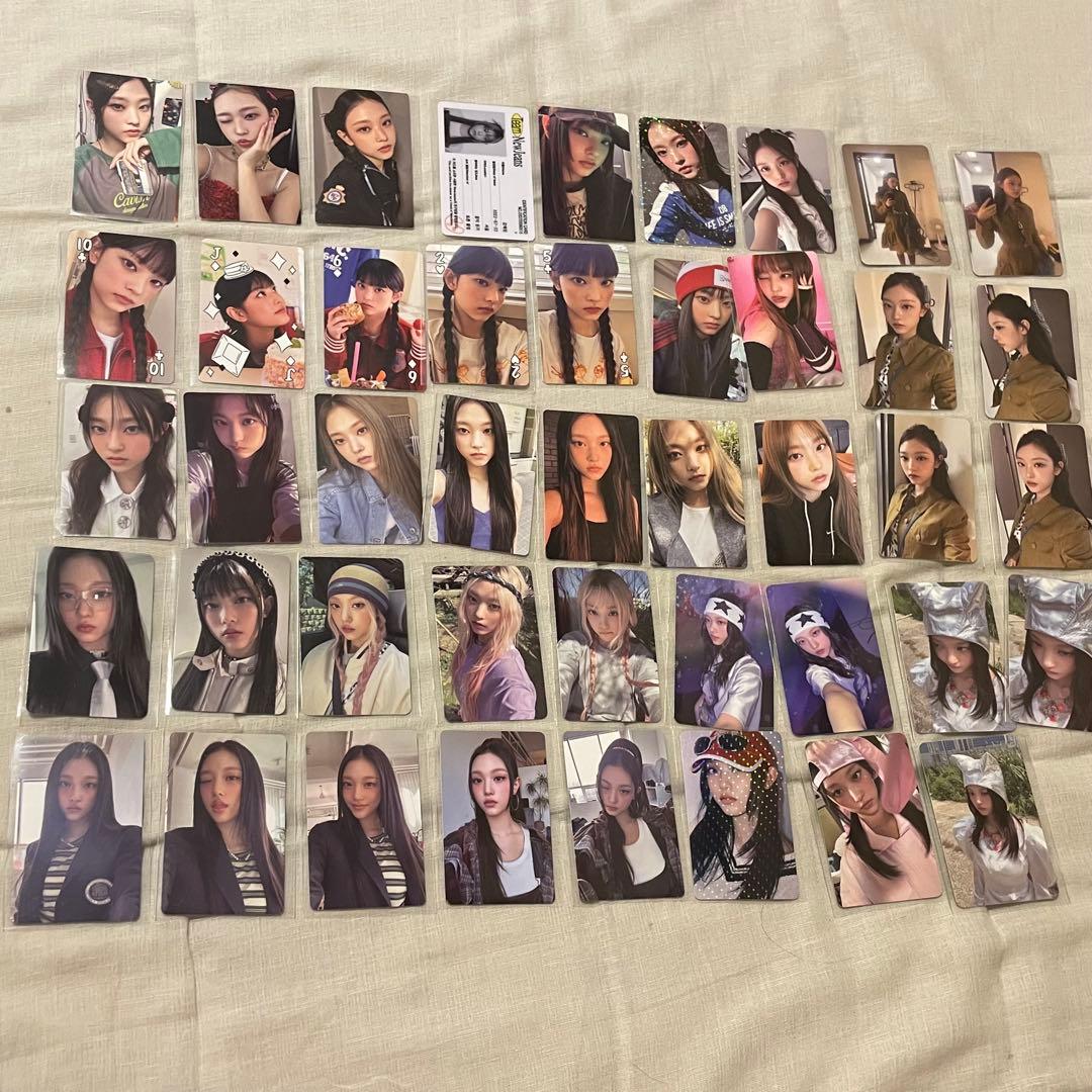 NewJeans ヘリン トレカ 44枚セット シーグリ バニーズキャンプ 証明