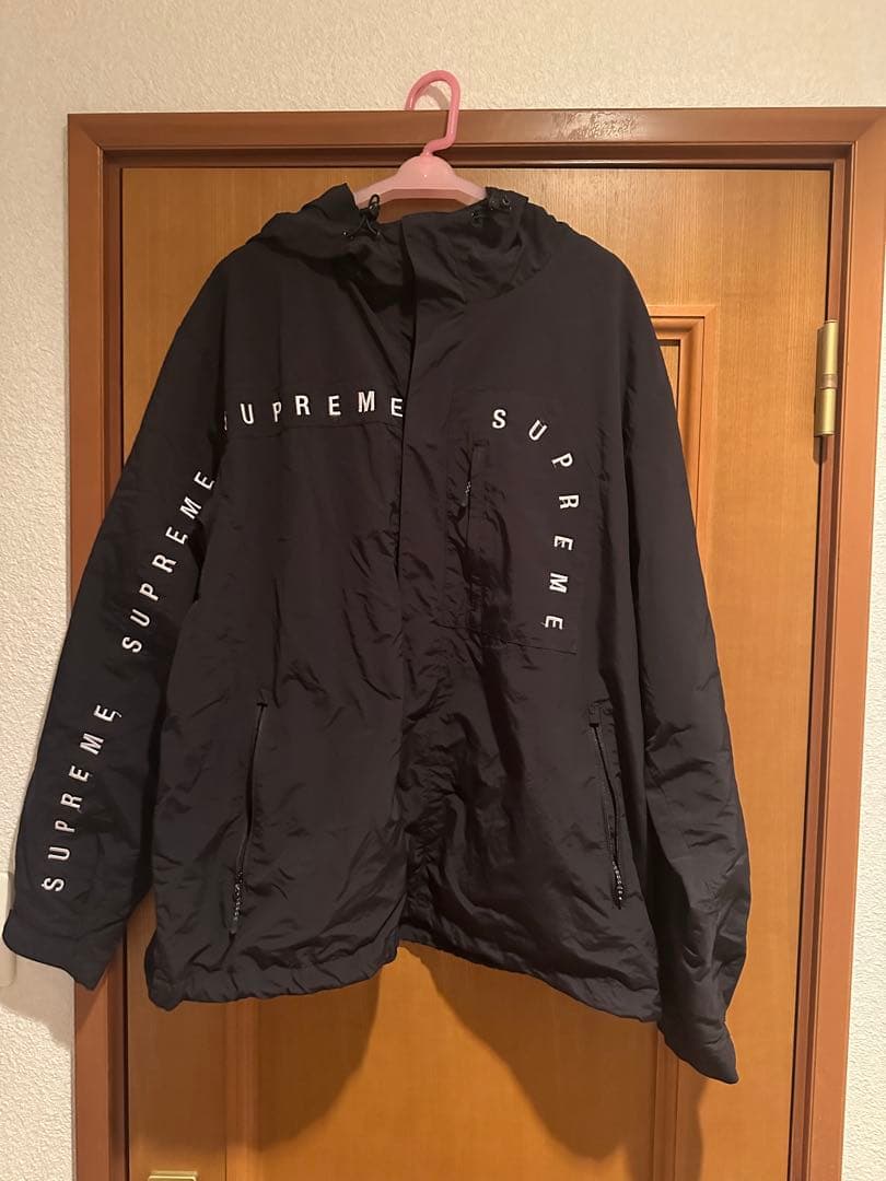ジャケット・アウター Supreme Curve LOGOS Ripstop Jacket Black Supreme Curve Logos Ripstop Jacket (FW20) - $168