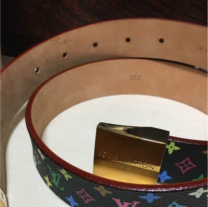 ルイヴィトン マルチカラーのベルトですの通販はau PAY マーケット