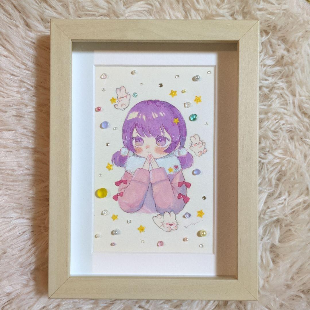 Miriaページ 　☆シーグラスアート☆　☆手描きイラスト☆　☆原画☆