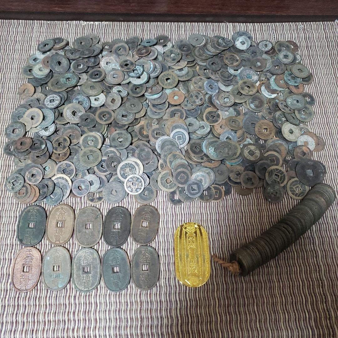 寛永通宝、天保通宝、小判　３キロ Amazon.co.jp: 江戸時代の古銭 3種類セット 寛永通宝・文久永宝・天保