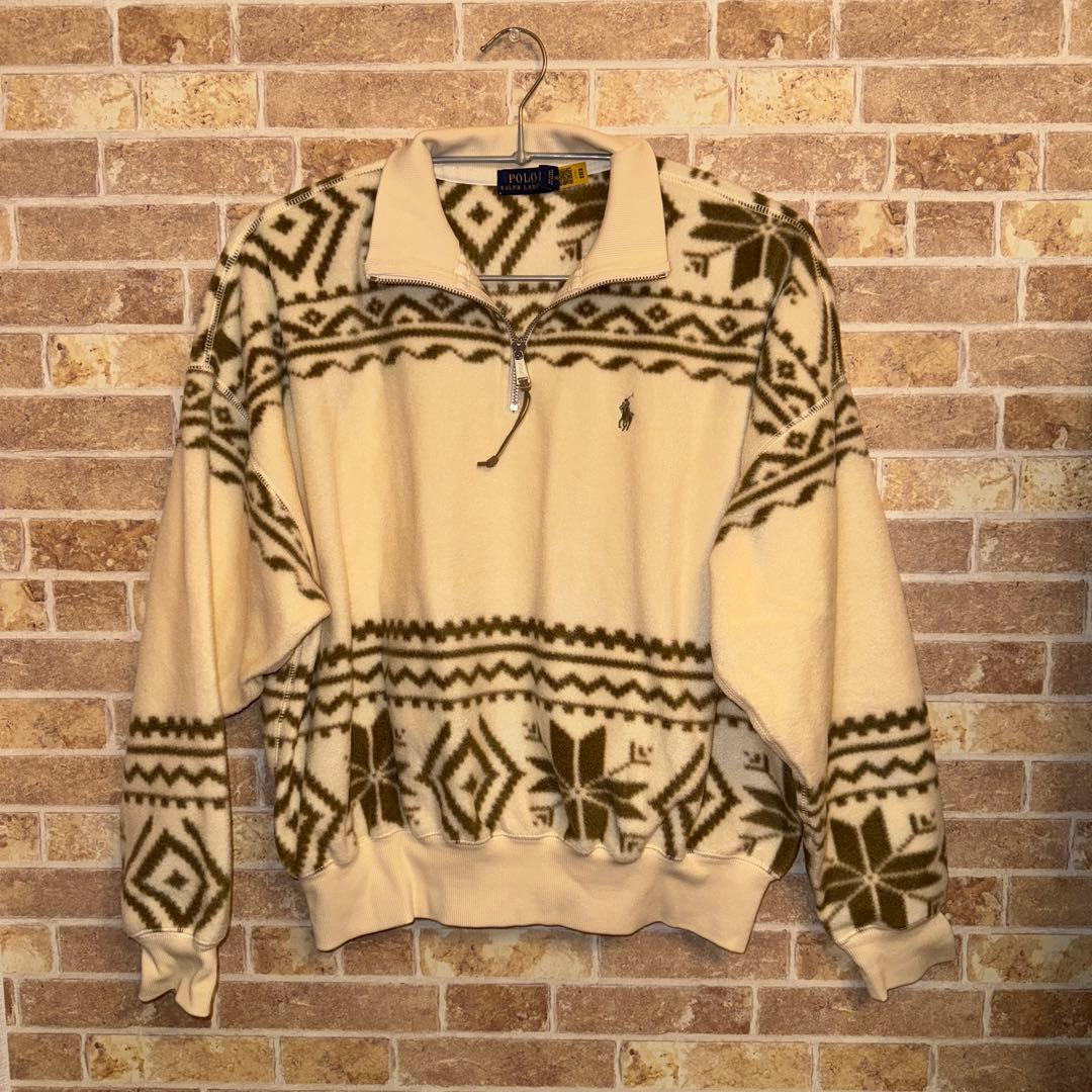 【美品】ラルフローレン POLO ハーフジップ 希少 POLO RALPH LAUREN（ポロ・ラルフローレン） 00s ポロ ラルフローレン